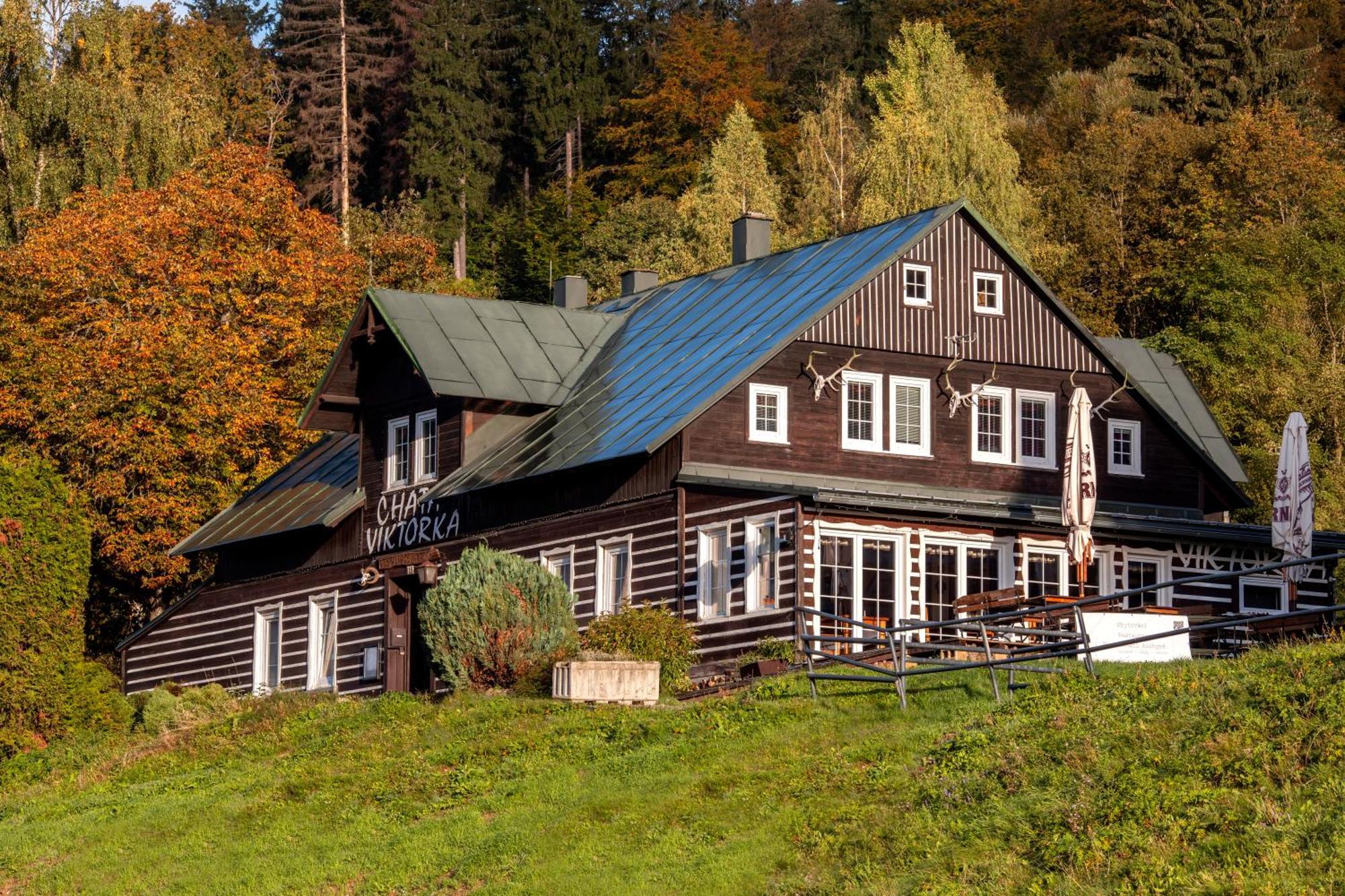 Hotel Krkonosska Chata Viktorka Johannisbad Exterior foto